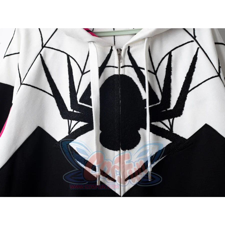 Cosfun Original Girl Spider Theme Cosplay Derivative Full Zip Hoodie A00003 Sweatshirt