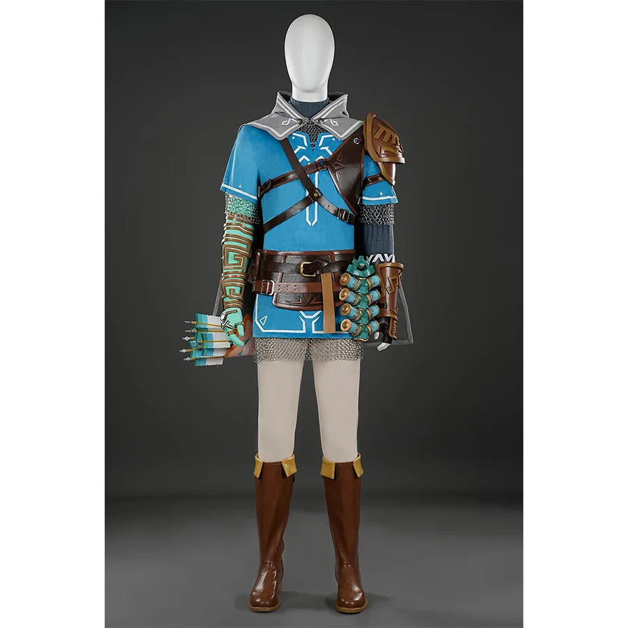 The Legend Of Zelda: Tears The Kingdom Link Cosplay Costume C09219S Xs Costumes