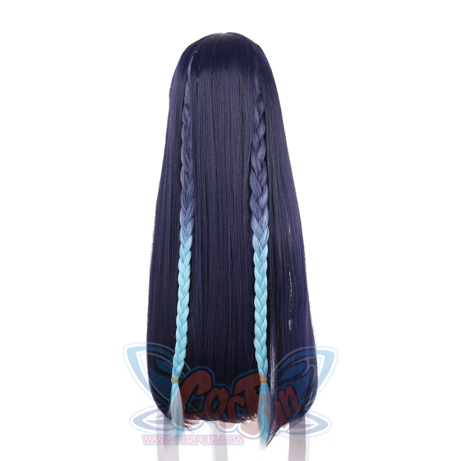 Genshin Impact Yun Jin Cosplay Wigs Long Hair Detachable Gradient Double Braids C00930