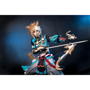 Ready To Ship Game Genshin Impact Gorou Cosplay Costume Jacquard Version C00668 Costumes