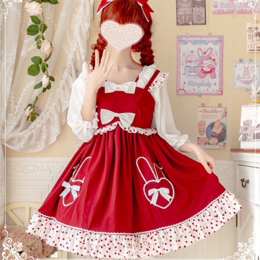 Rabbit Jam Sweet and Lovely Princess Lolita Jumper Skirt