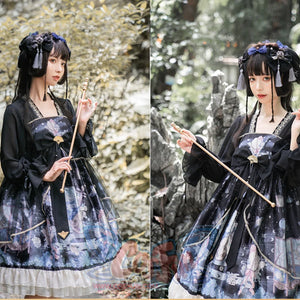 Chinese Style New Year Lolita Long Sleeve Dress