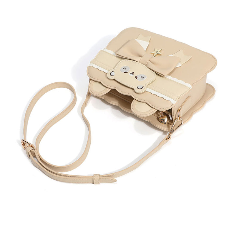 Japanese Lovely Bear Cookie Crossbody Bag