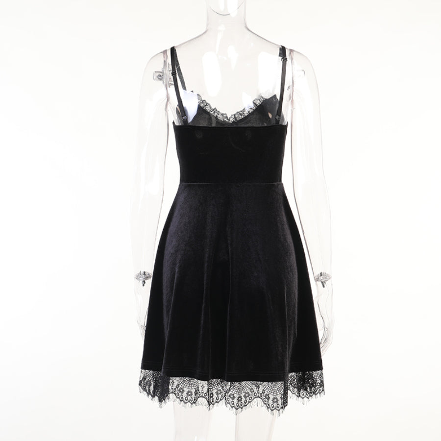 New Style Vintage A-line Short Slip Dress