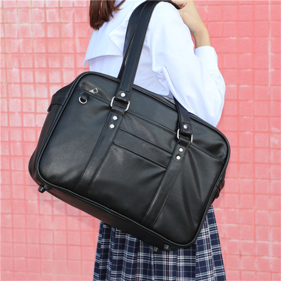 Japanese College Style Large Size Student Handbag S22939