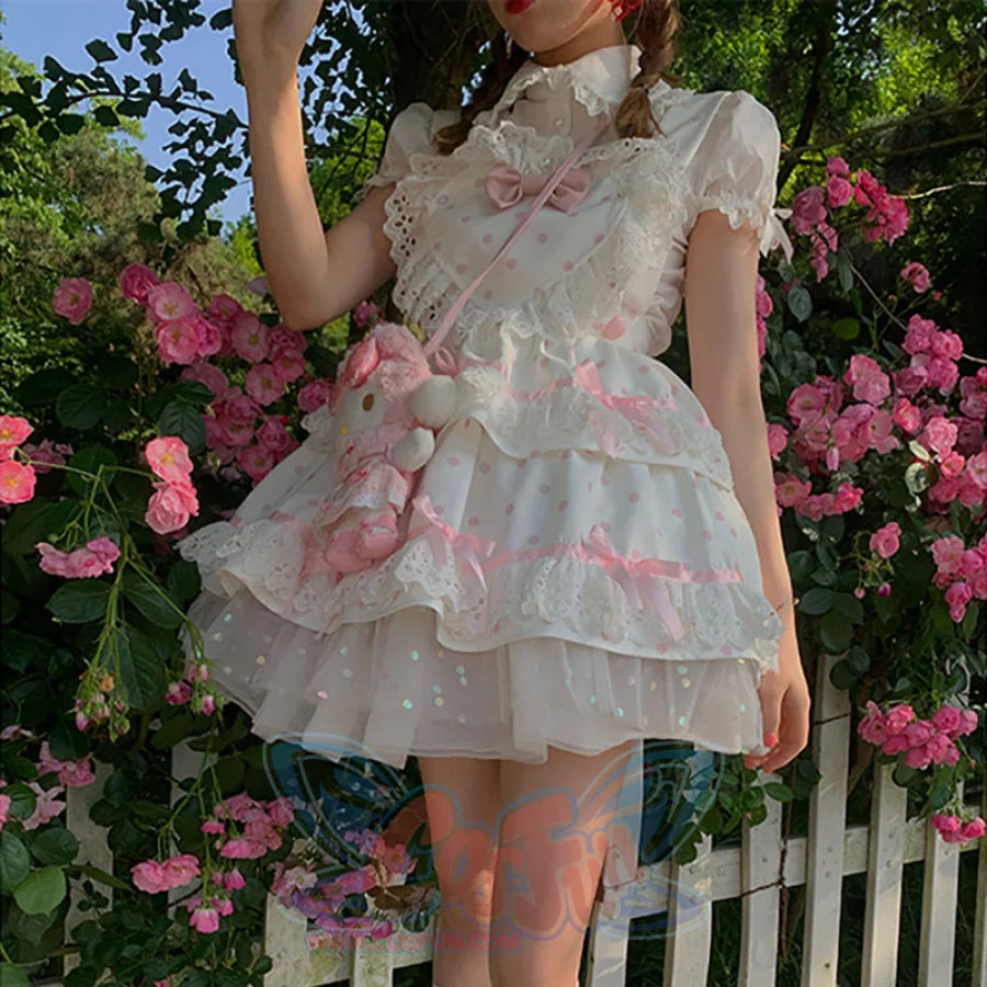 Pre-Sale Cute Sweet Lolita Heart-Shaped Wavepoint Summer Dress S30003