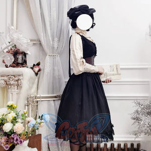 Vintage And Elegant French Chiffon Lolita Jumper Skirt