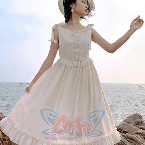 Vintage And Elegant French Chiffon Lolita Jumper Skirt