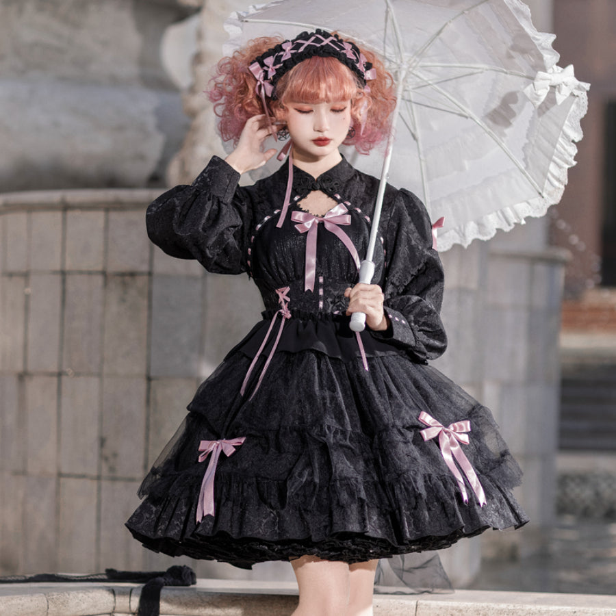 Autumn Multi-layer Lolita Long Sleeve Dress S22813