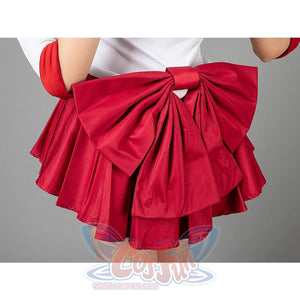 Sailor Moon Mars Hino Rei Cosplay Costumes Red Suit Mp000570