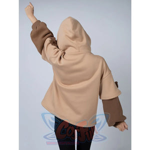 Winter Bear Detachable Bag Fake Two-Piece Fleece Hoodie Mp006068 Sold Out! Sweatshirt