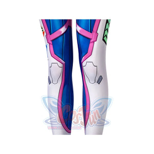 Overwatch D.va Hana Song Cosplay Costume Jumpsuit C00022 Costumes