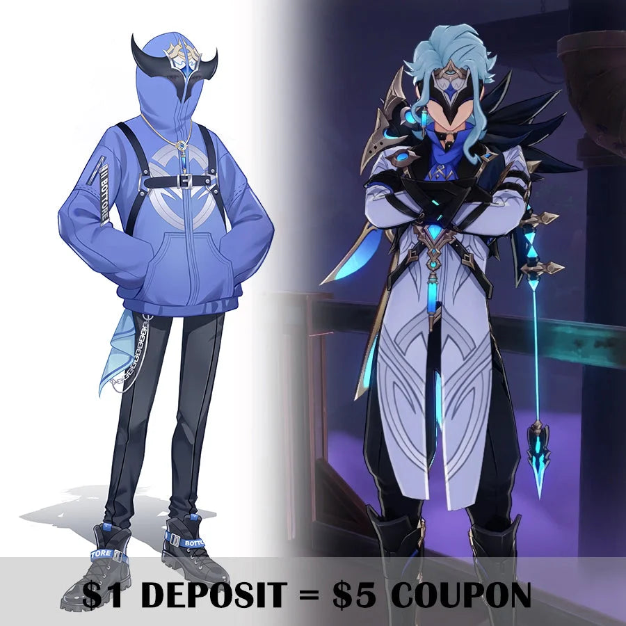 Deposit Cosfun Gesnhin Impact The Doctor Il Dottore Derivative Hoodie Costumes