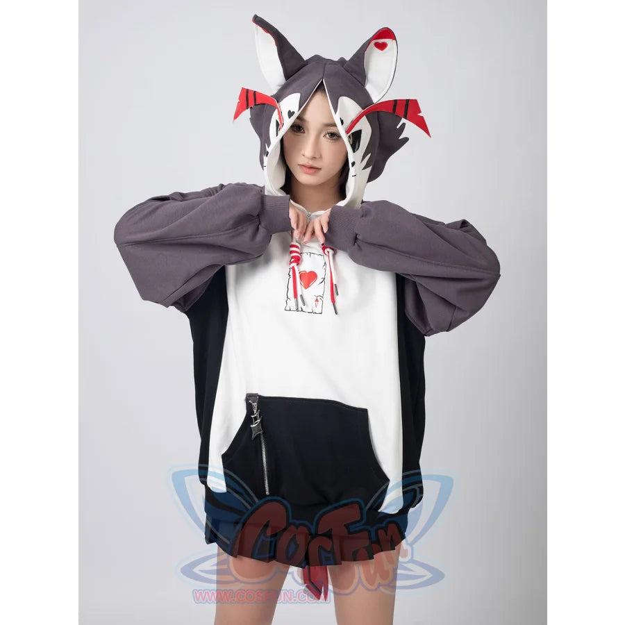 Cosfun Original Demon Magician Cosplay Full Zip Hoodie A00008 Sweatshirt