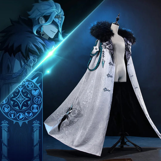 【Clearance】Genshin Impact Fatui Harbinger The Doctor Il Dottore Cape Cosplay Costume C02962A