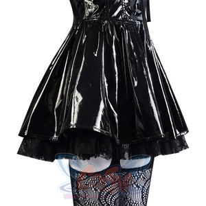 Death Note Amane Misa Cosplay Costume Patent Leather Version C01127 Costumes