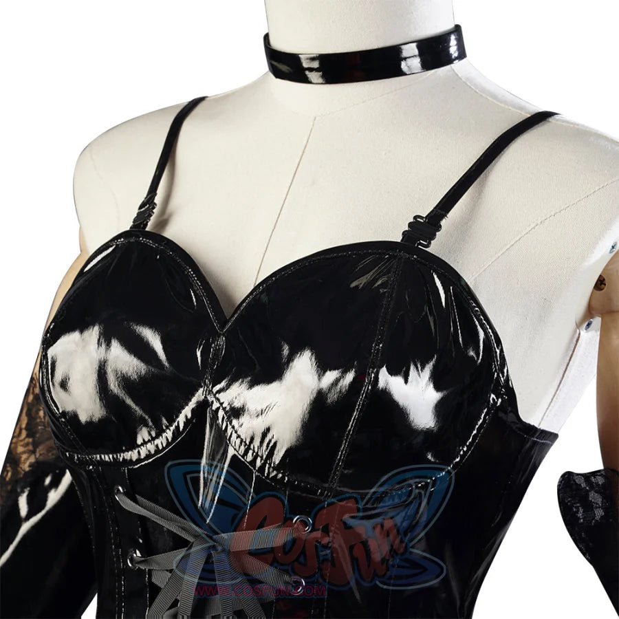 Death Note Amane Misa Cosplay Costume Patent Leather Version C01127 Costumes