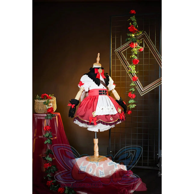 Kids Genshin Impact Klee Blossoming Starlight Cosplay Costume Childrens Wear C08263 A Costumes