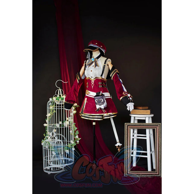 Genshin Impact Charlotte Cosplay Costume C08607 Aa Costumes