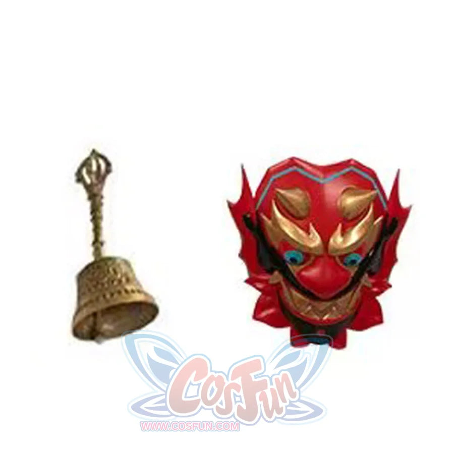 Honkai: Star Rail Xueyi Cosplay Costume C08382 A Women / Handbell + Mask (Sold Separately From