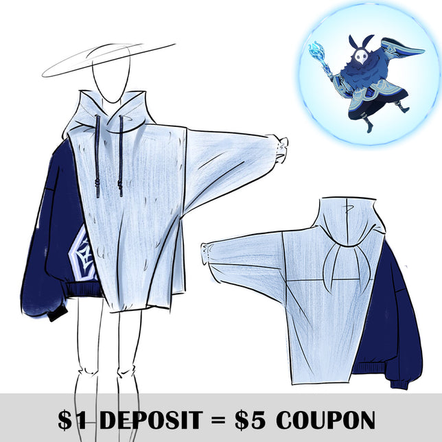 Deposit COSFUN Gesnhin Impact Hydro Abyss Mage Derivative Hoodie