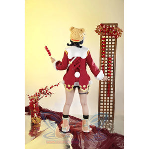 Genshin Impact Xiangling Cosplay Costume C09314 Aa Costumes