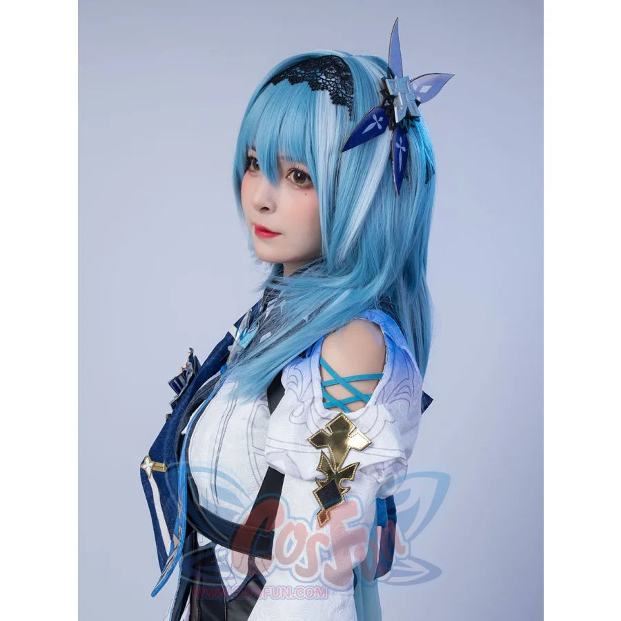 【Clearance】Genshin Impact Eula Cosplay Costume Jacquard Version C00445 Costumes