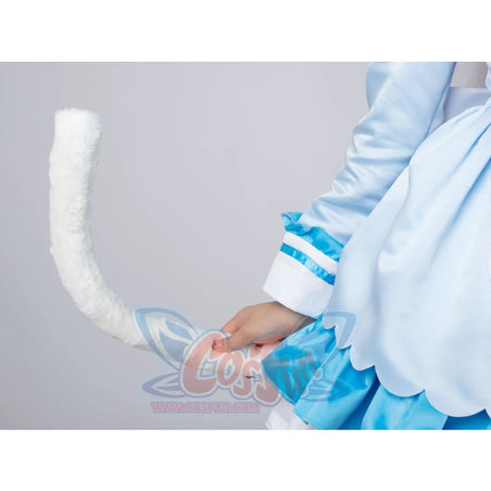 Nekopara Vanilla Cosplay Costume Blue Maid Outfit C00659 Costumes