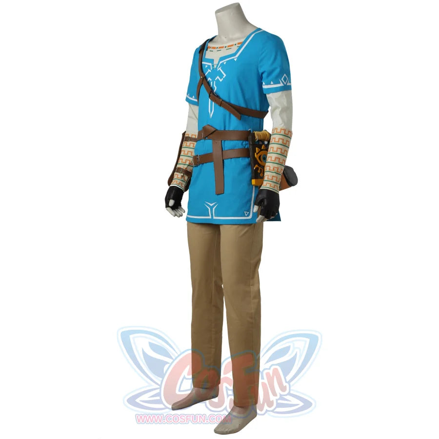 The Legend Of Zelda: Breath The Wild Link Champions Tunic Cosplay Costumes Upgraded Version C08021S