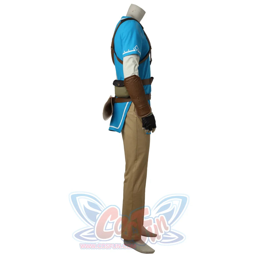 The Legend Of Zelda: Breath The Wild Link Champions Tunic Cosplay Costumes Upgraded Version C08021S