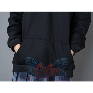 Rabbit Ears Oversize Brushed Hoodie Mp005871 Sweatshirt