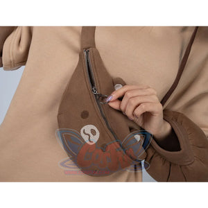 Winter Bear Detachable Bag Fake Two-Piece Fleece Hoodie Mp006068 Sold Out! Sweatshirt