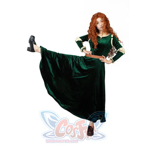 Brave Merida Cosplay Costumes Indigene Retro Dress Mp003883