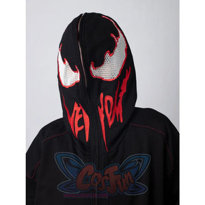 Cosfun Original Black Red Cosplay Hoodie Jacket A00005 Sweatshirt