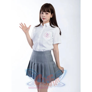 Jk High Waist Pleated Skirts C00169 School Uniform