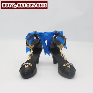 Genshin Impact Ganyu Cosplay Shoes C08831 Women / Cn 35 & Boots