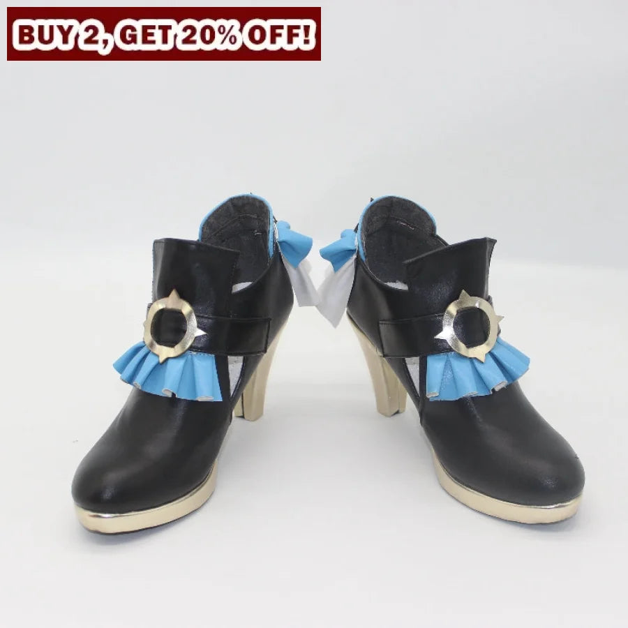 Genshin Impact Xingqiu Cosplay Shoes C08829 Women / Cn 35 & Boots