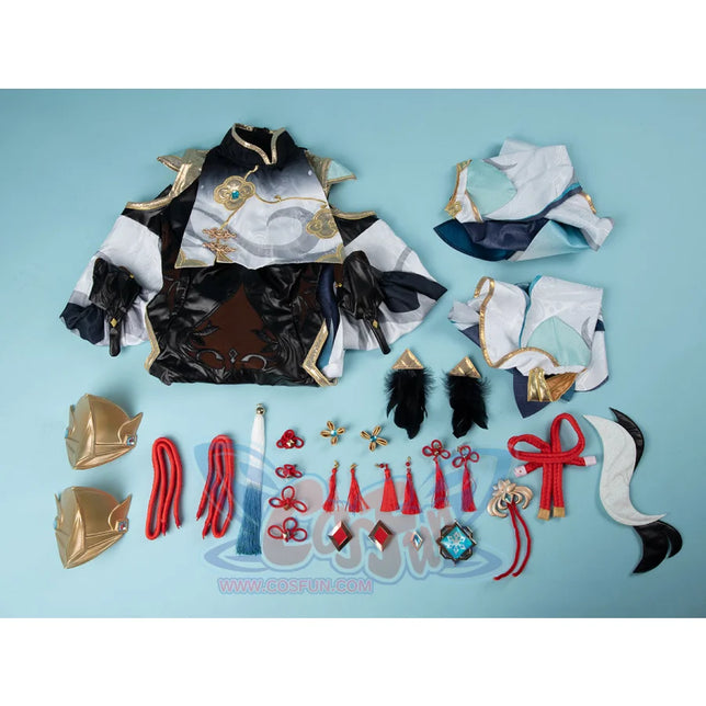 Genshin Impact Shenhe Cosplay Costume C07686 Aaa Costumes