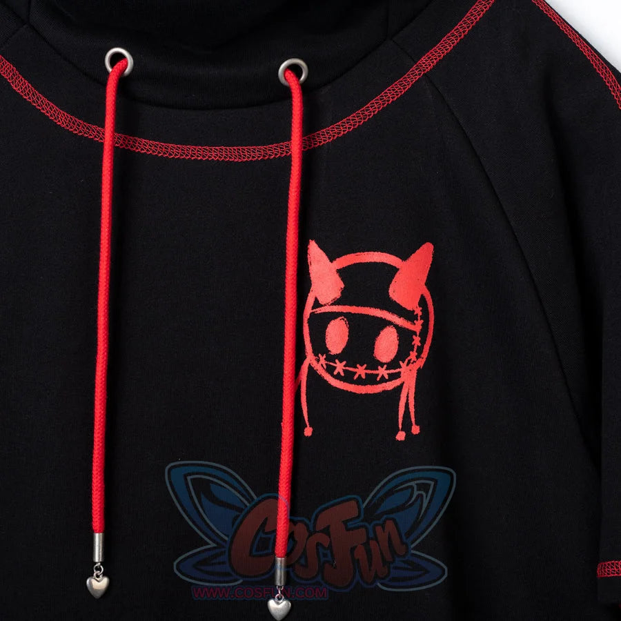 【Ready To Ship + Free Shipping】Cosfun Original Halloween Animal Tales Demon Bat Black Full Zip