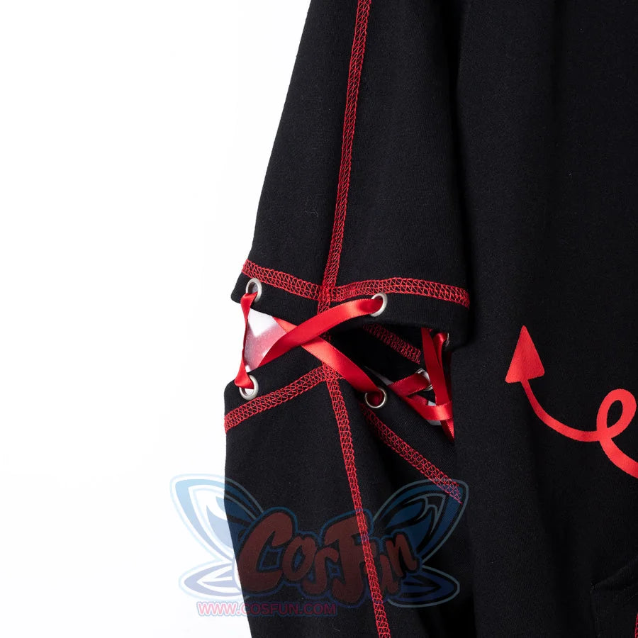 【Ready To Ship + Free Shipping】Cosfun Original Halloween Animal Tales Demon Bat Black Full Zip