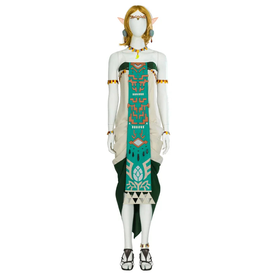 The Legend Of Zelda: Tears The Kingdom Hyrule Princess Zelda Cosplay Costume C08177 Costumes