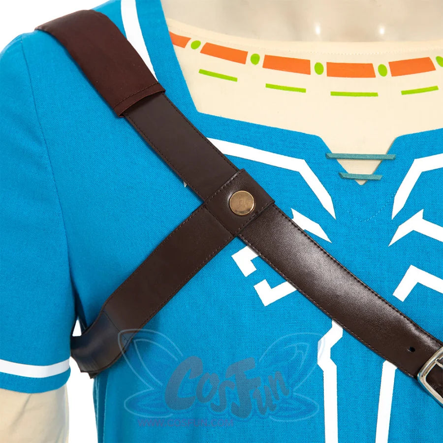 The Legend Of Zelda: Breath The Wild Link Champions Tunic Cosplay Costumes C08021