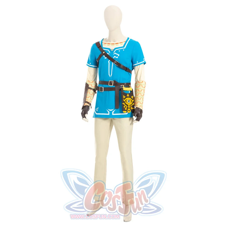 The Legend Of Zelda: Breath The Wild Link Champions Tunic Cosplay Costumes C08021