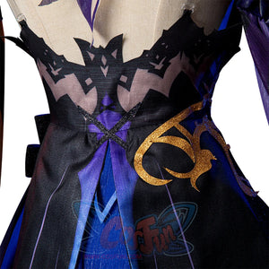 Genshin Impact Opulent Splendor Keqing Cosplay Costume C00935 A Costumes