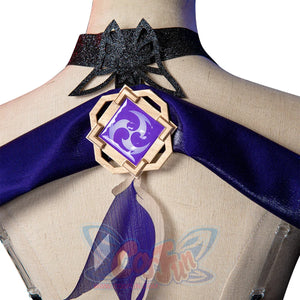 Genshin Impact Opulent Splendor Keqing Cosplay Costume C00935 A Costumes