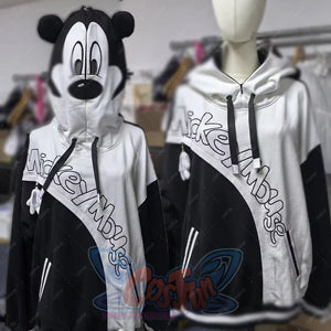 【Deposit 】Cosfun Original Mickey Mouse Cosplay Derivative Full Zip Hoodie A00001 Sweatshirt