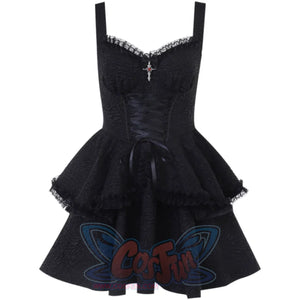 Lolita Princess Little Black Dress S