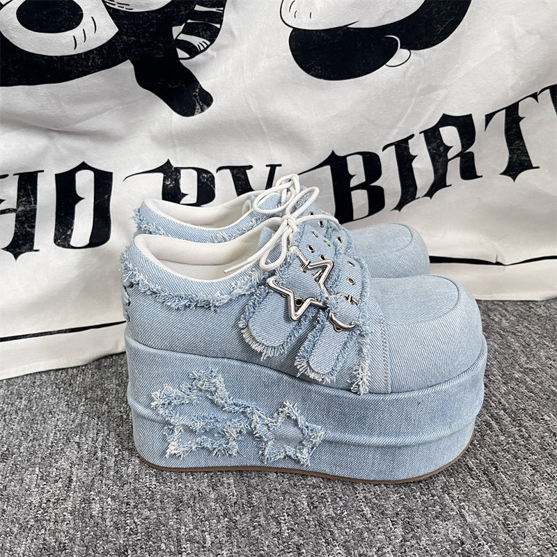 Original Star Denim Thick Shoes