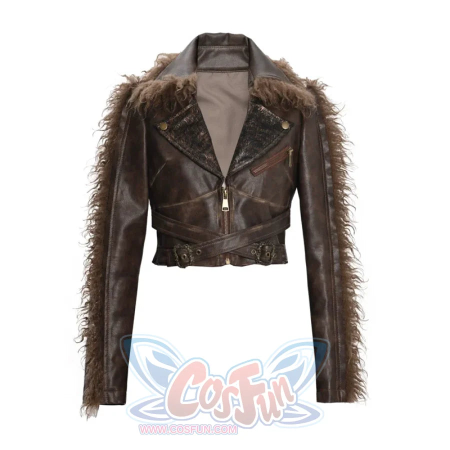 Old Style Biker Short Leather Jacket