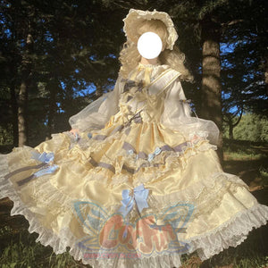 Sweet Girl Gorgeous High Waist Long Lolita Dress